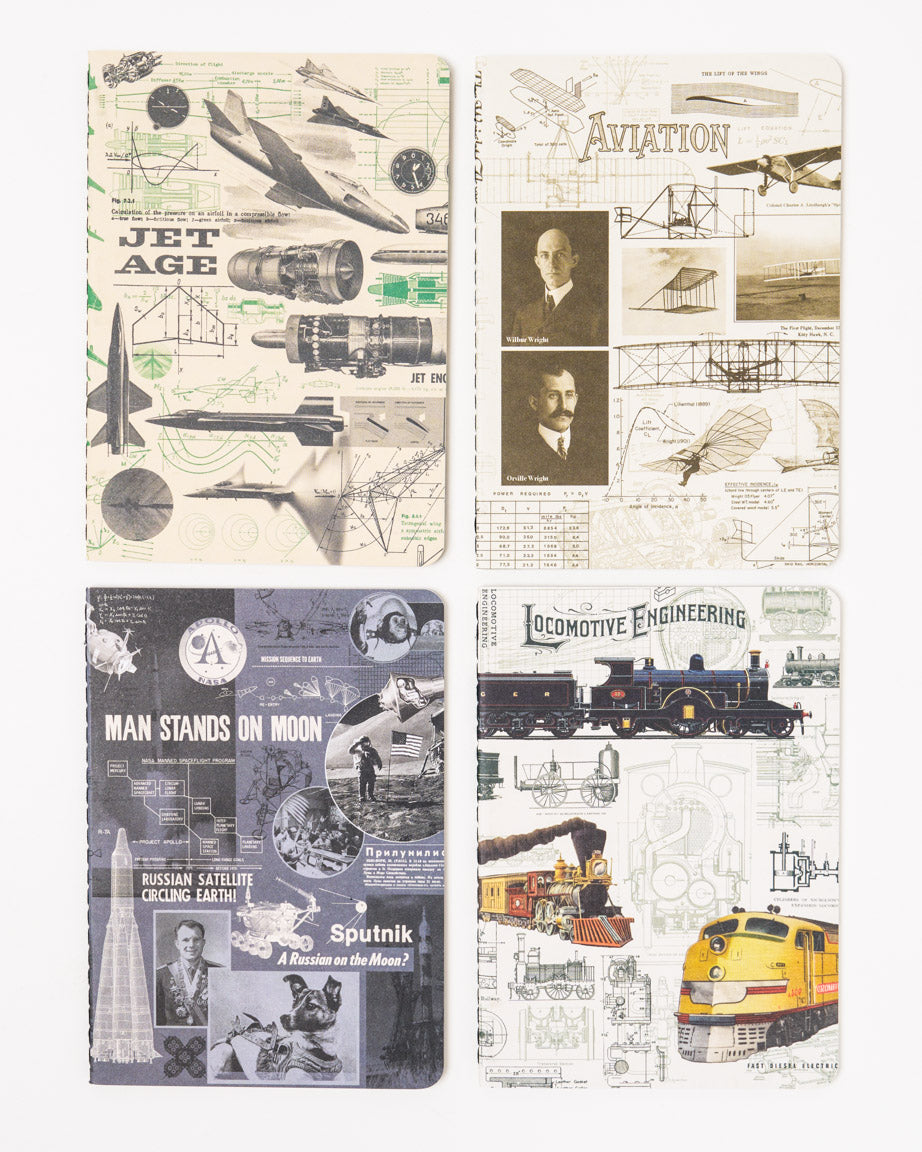 Locomotion Pocket Notebook 4-pack