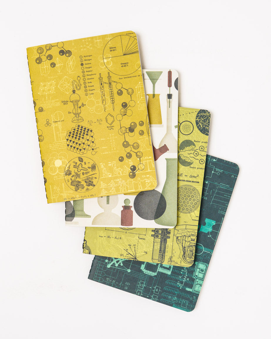 Physical Science Pocket Notebook 4-pack