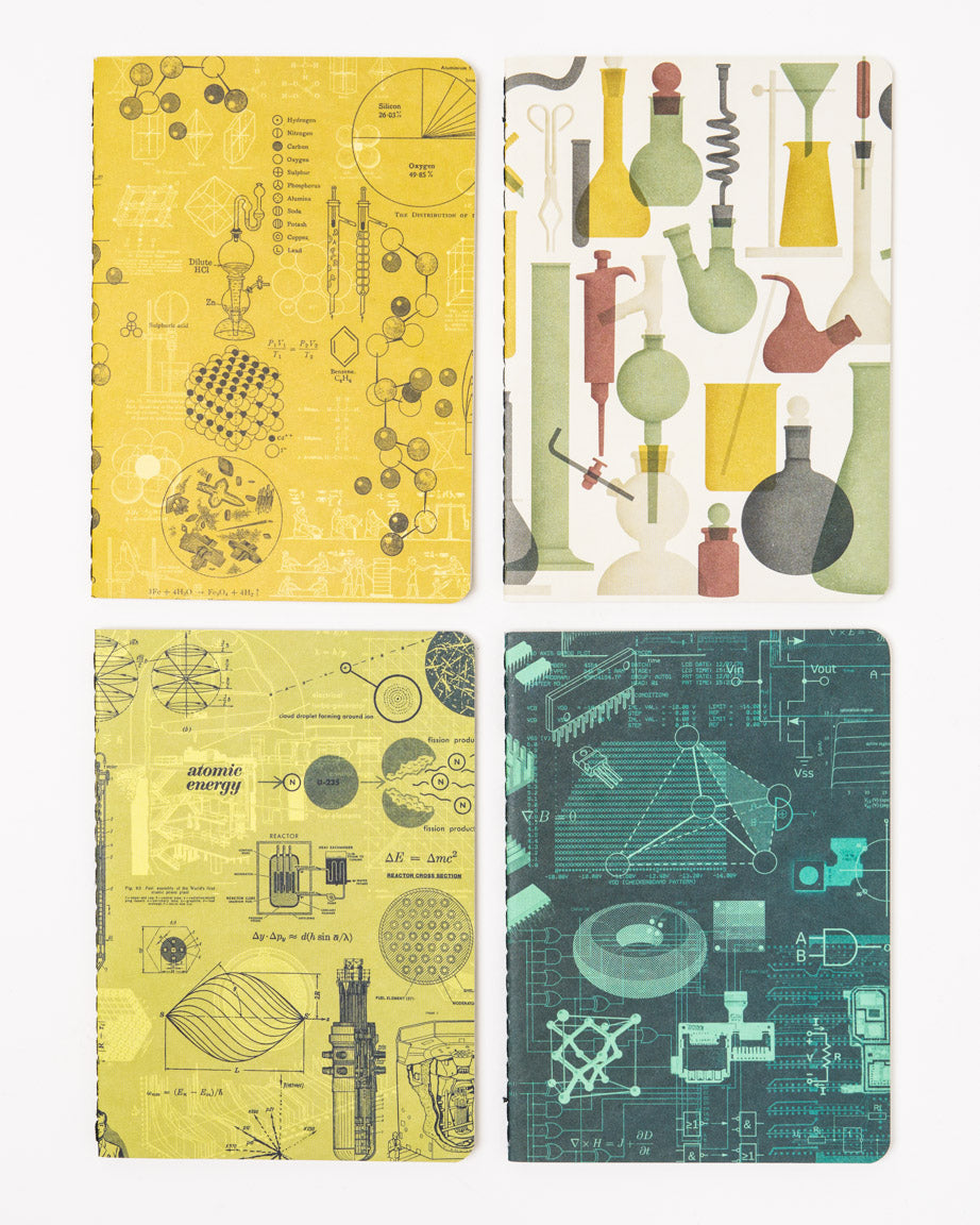 Physical Science Pocket Notebook 4-pack