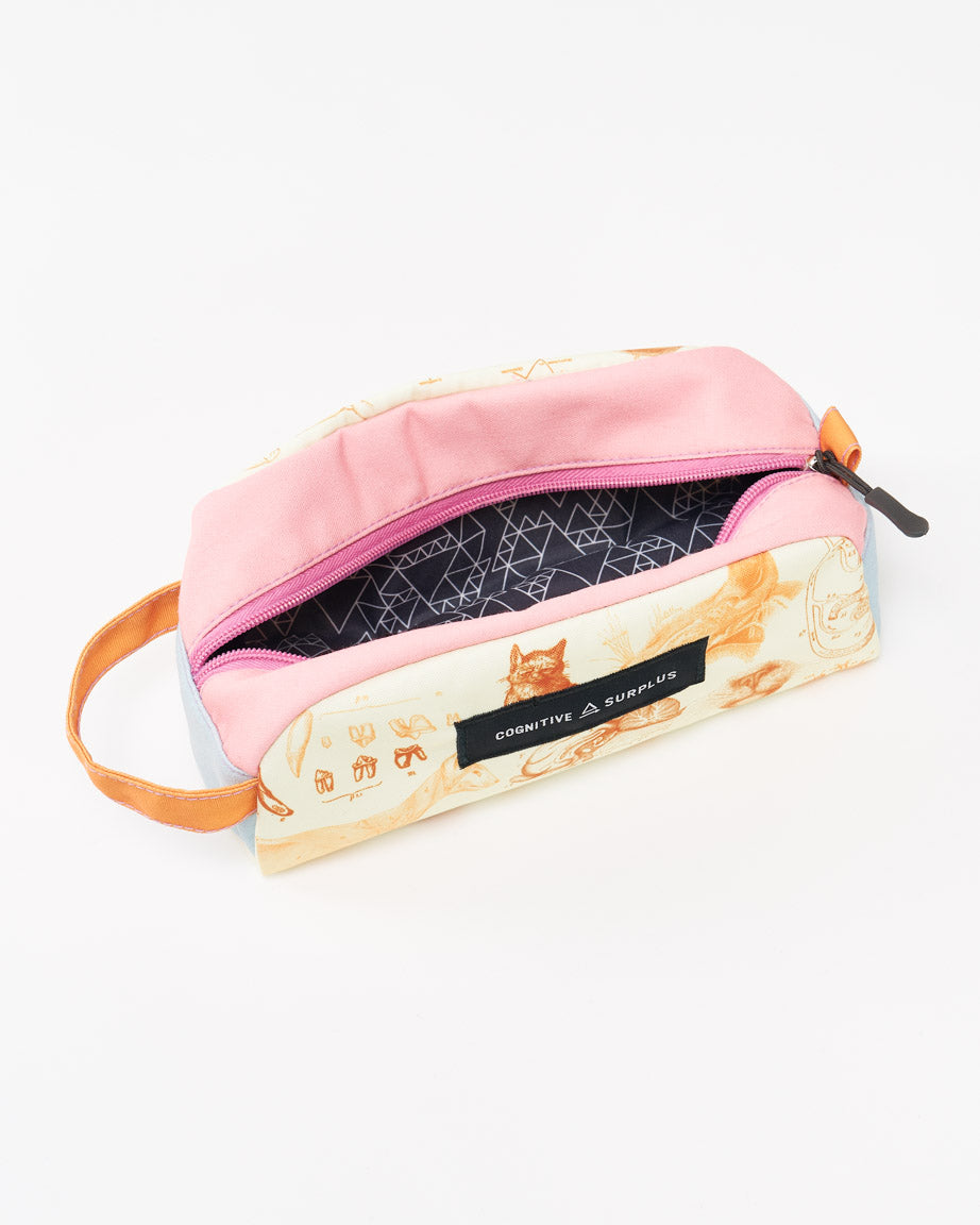 Feline Anatomy Zipper Bags