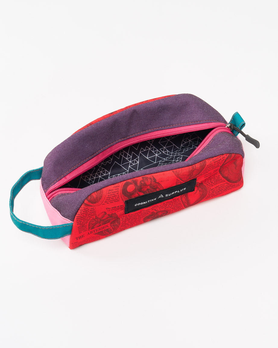 Anatomical Heart Zipper Bags