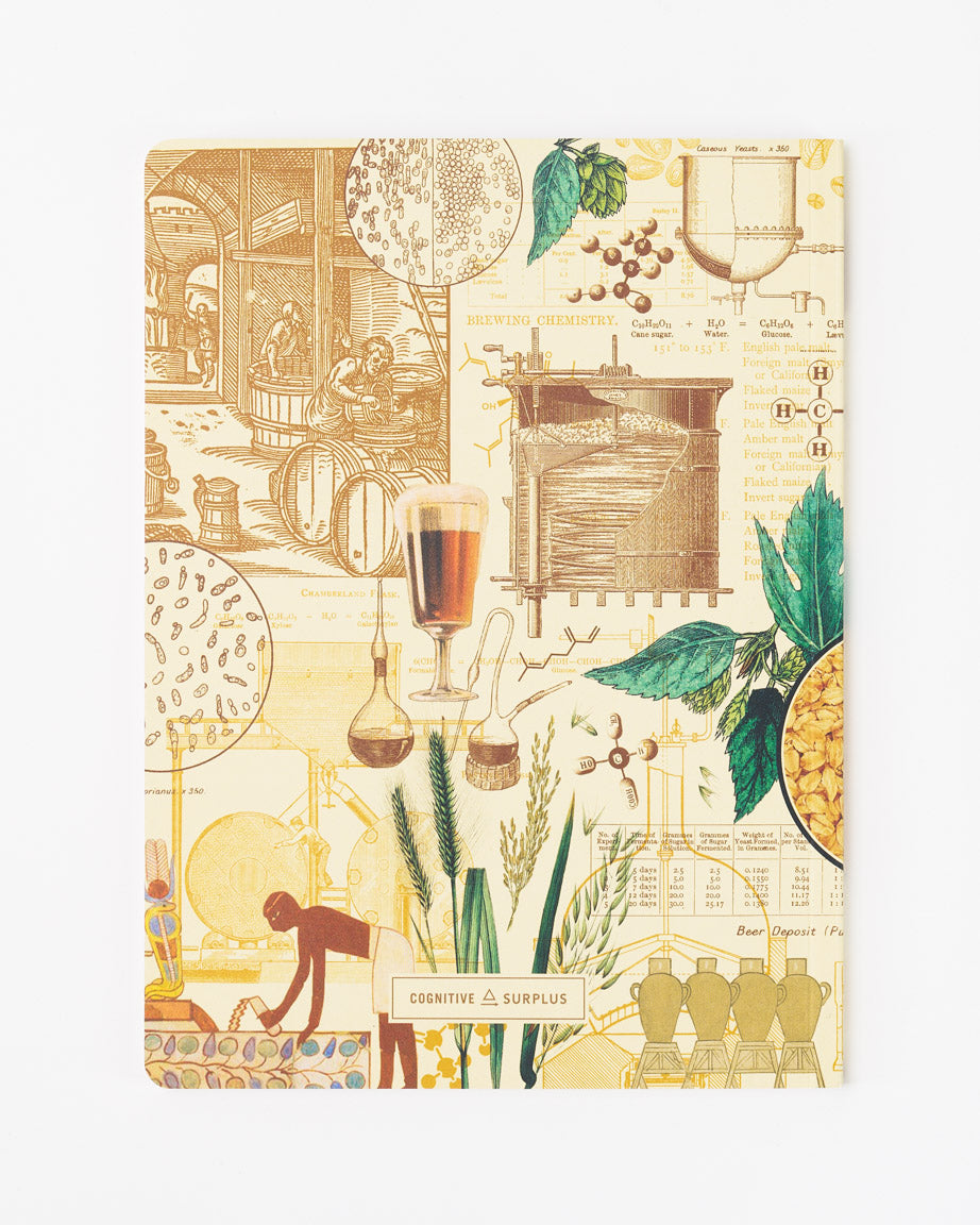 Brewing Notebook Beer Brewing Science Softcover Notebook - Lined – Cognitive Surplus
