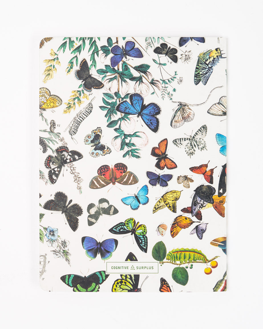 Butterfly Garden Softcover Notebook - Lined
