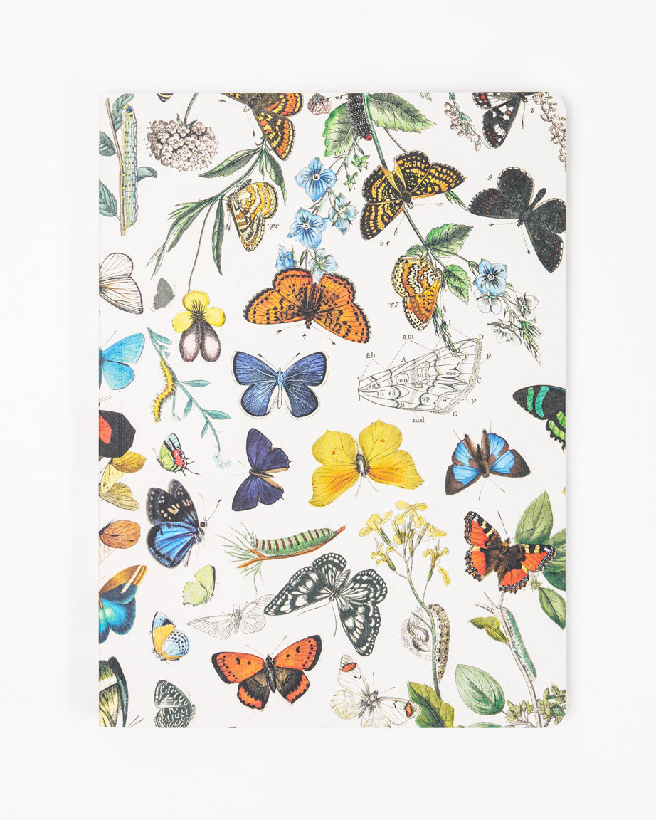 Butterfly Garden Softcover Notebook - Lined