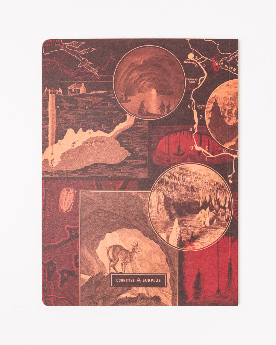 Caverns Softcover Notebook - Dot Grid