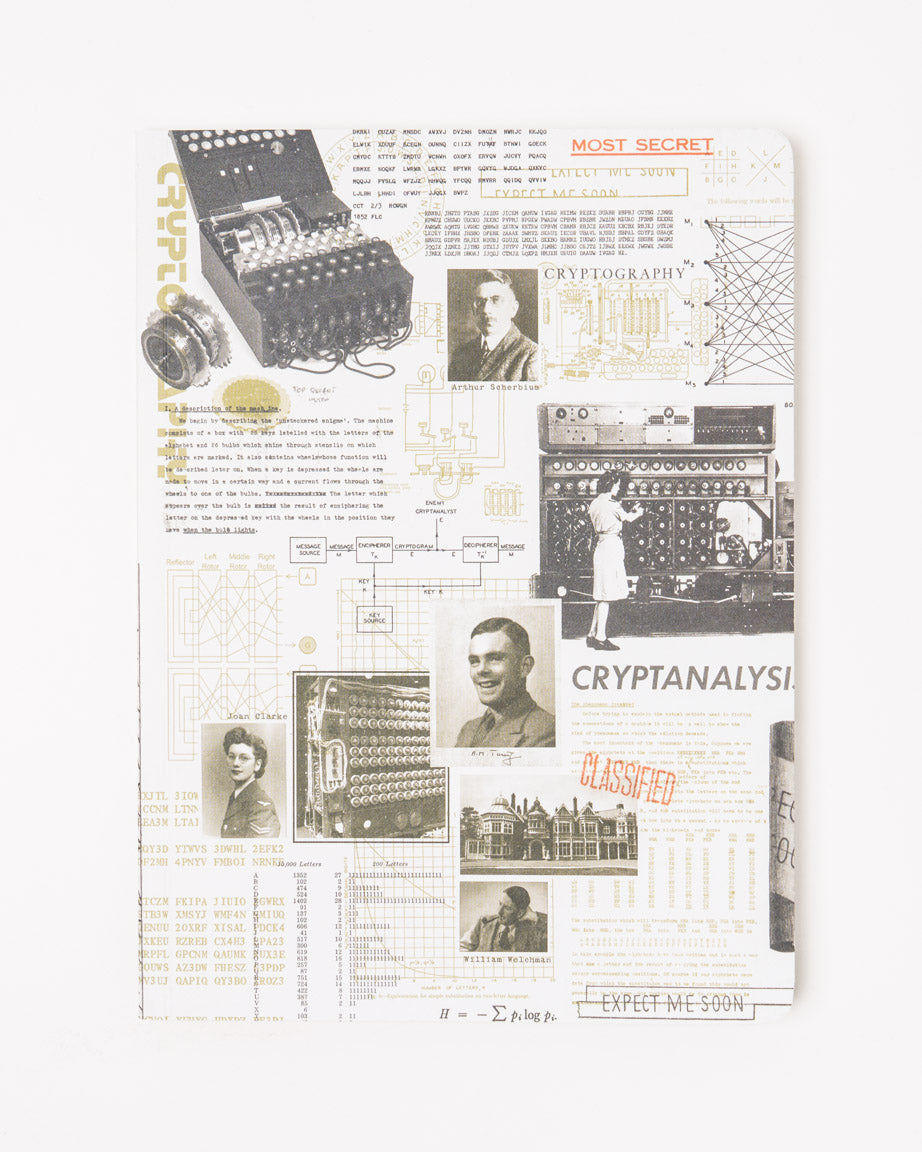 Cryptology Softcover Notebook - Dot Grid