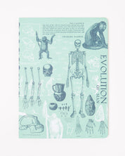 Human Evolution Softcover Notebook - Lined