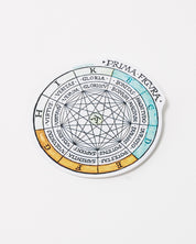 Concentric Alchemy Circle Sticker