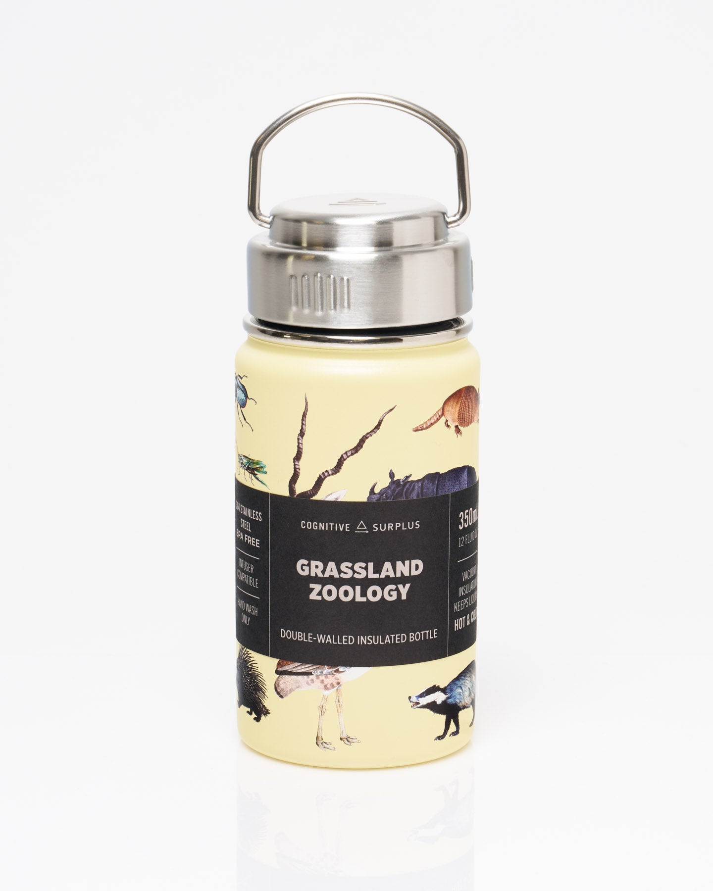 Grassland Zoology 12 oz Steel Bottle