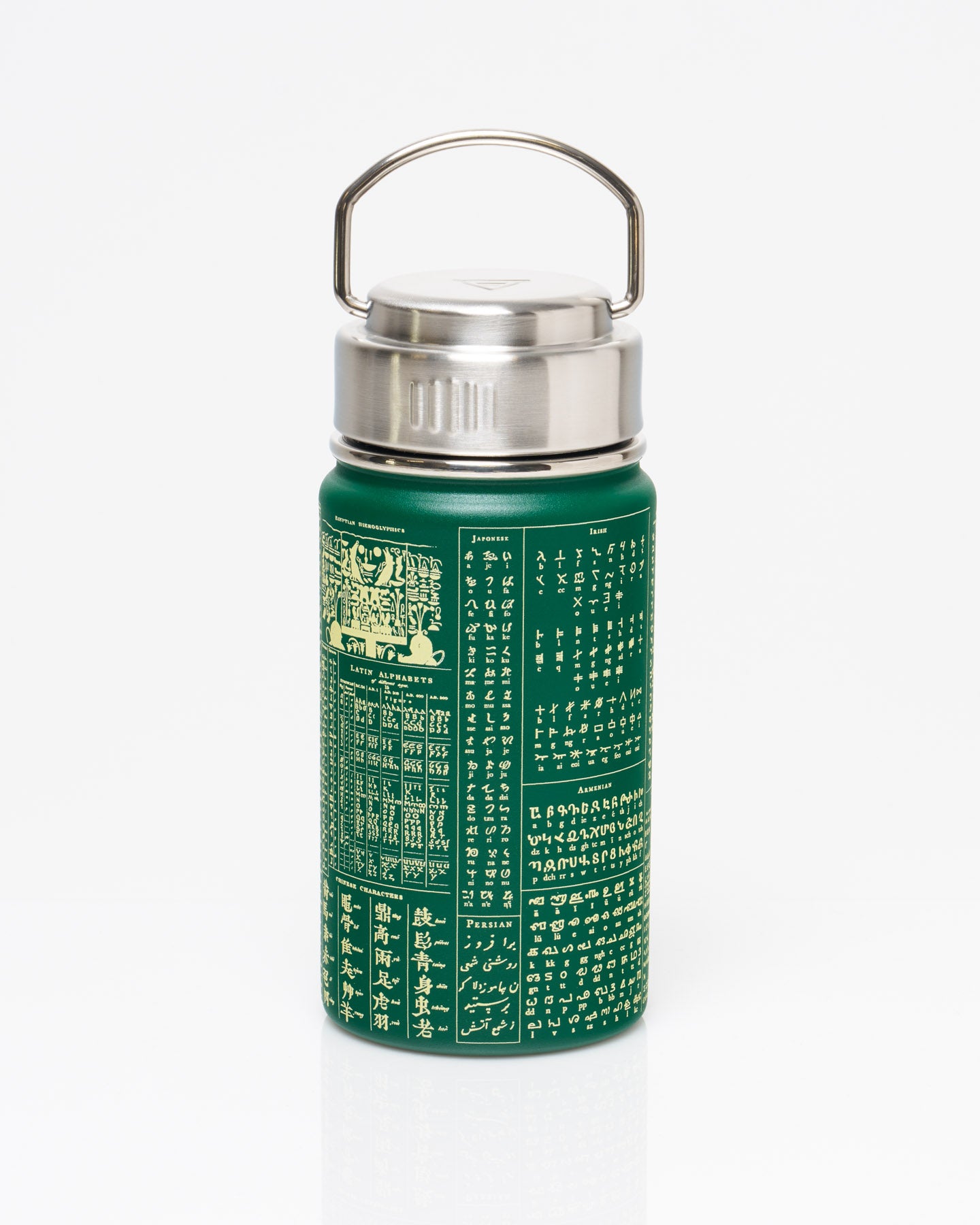 Linguistics 12 oz Steel Bottle