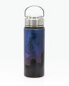 A Gateway to the Stars 18 oz Steel Bottle by Cognitive Surplus with a blue sky and milky way.