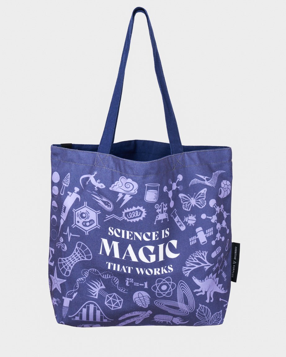 Science is Magic Tote Bag | Reversible Tote – Cognitive Surplus