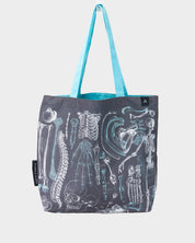 Dark Skeleton Shoulder Tote