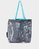 Dark Skeleton Shoulder Tote
