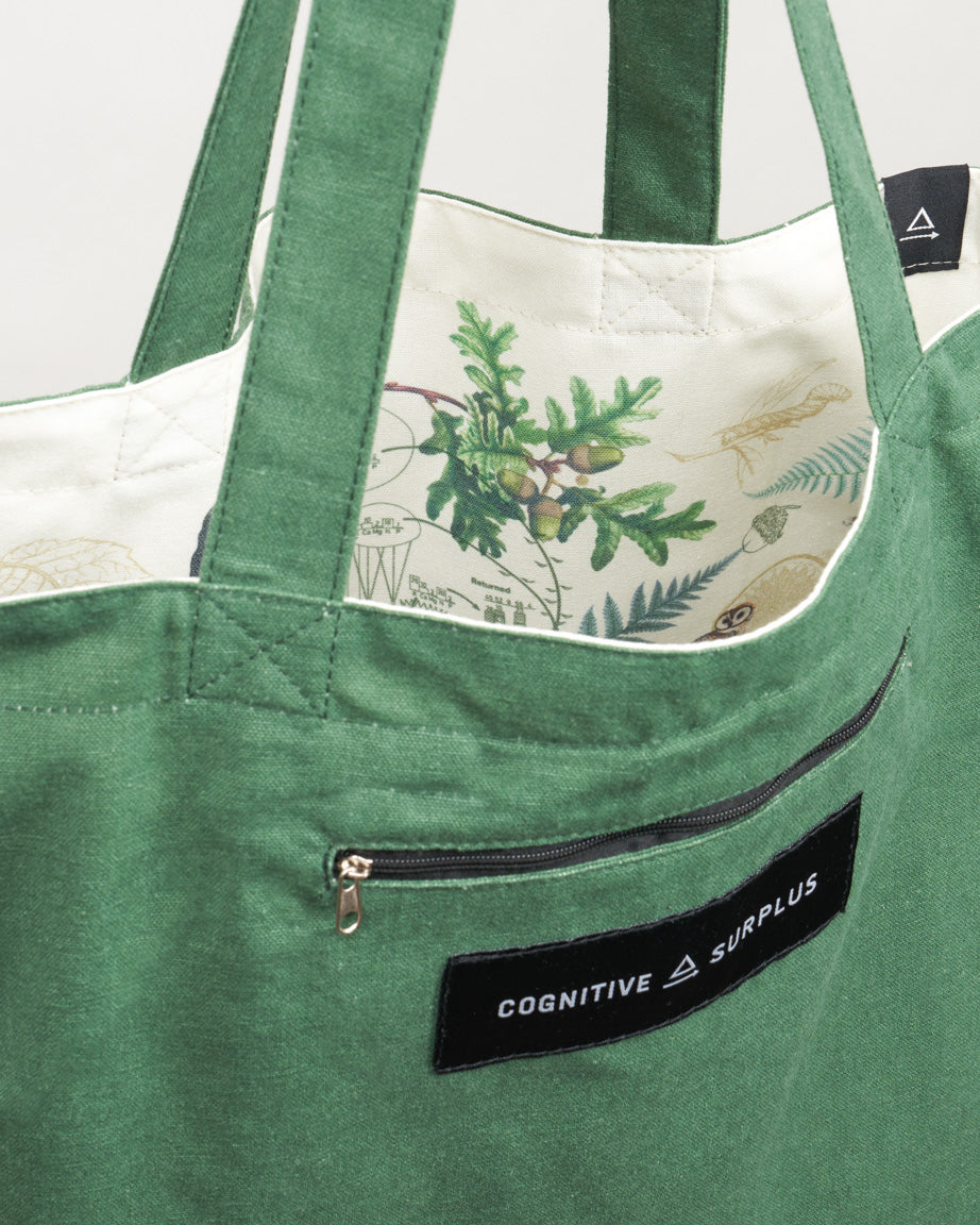 Into the Woods Canvas Shoulder Tote