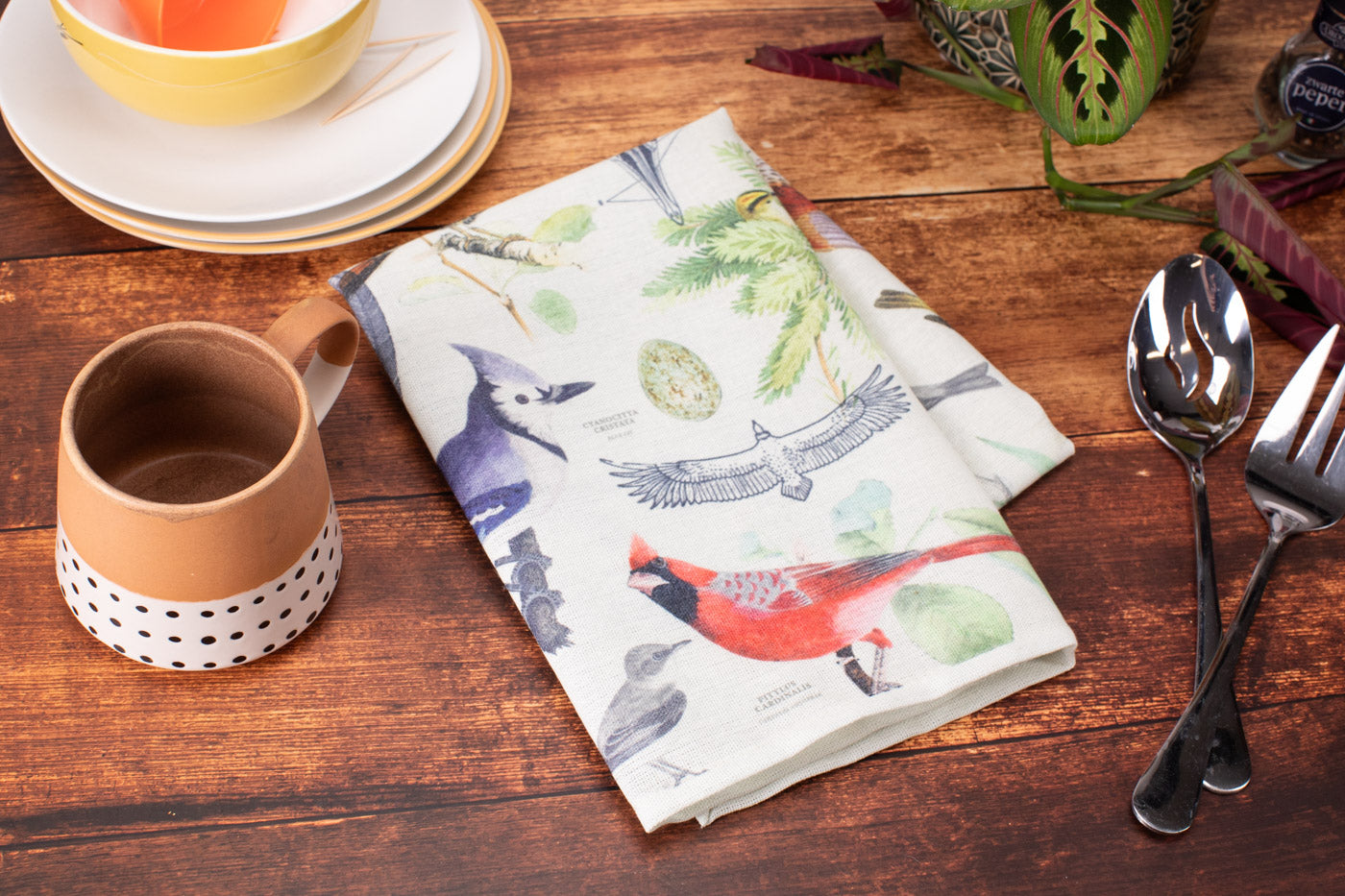 Birds Tea Towel