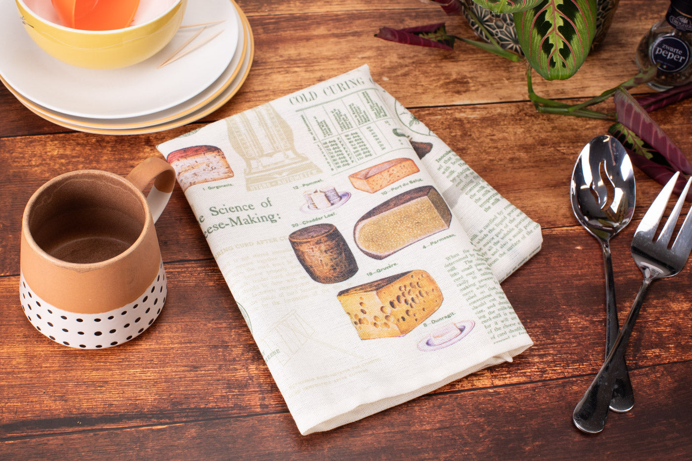 Cheesemaking Tea Towel