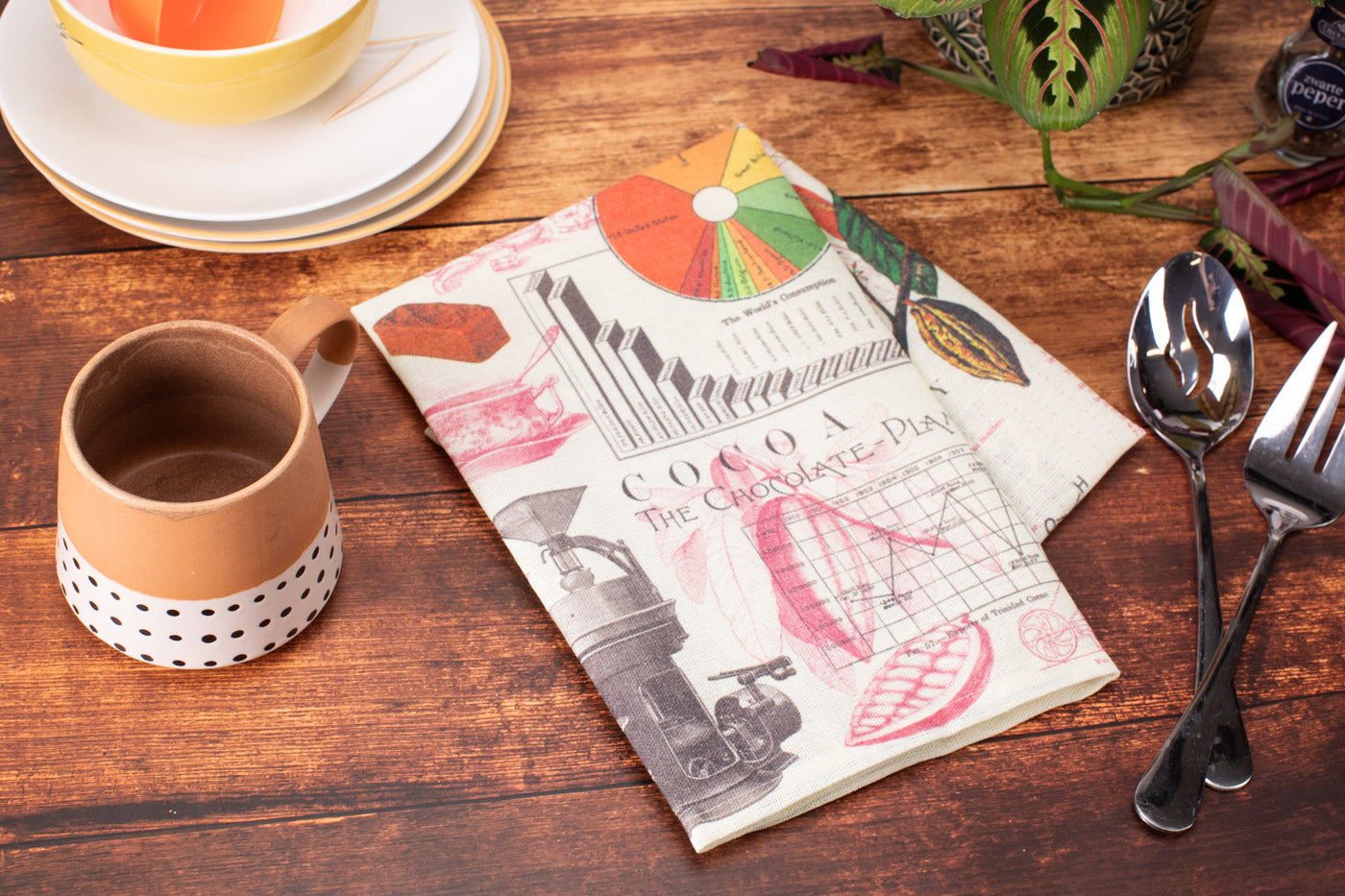 Chocolate Making Tea Towel