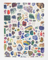 Gems & Minerals Tea Towel