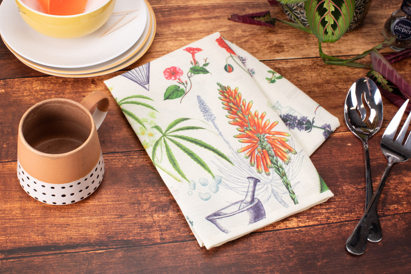 Medical Botany Tea Towel