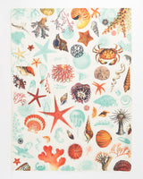 Shallow Seas Printed Tea Towel