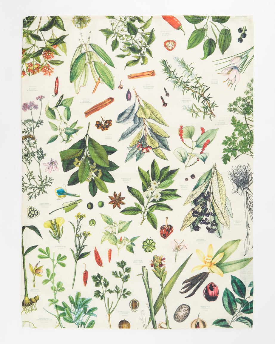Spices Printed Tea Towel | Cognitive Surplus