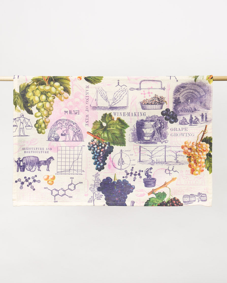 Winemaking Science Tea Towel
