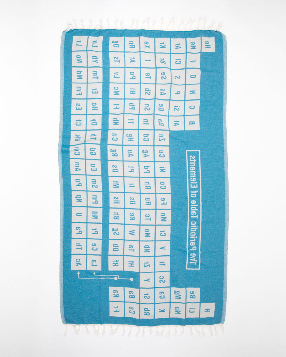 Periodic Table Turkish Towel