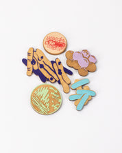 Antibiotic Resistant Bacteria Wooden Magnet Set