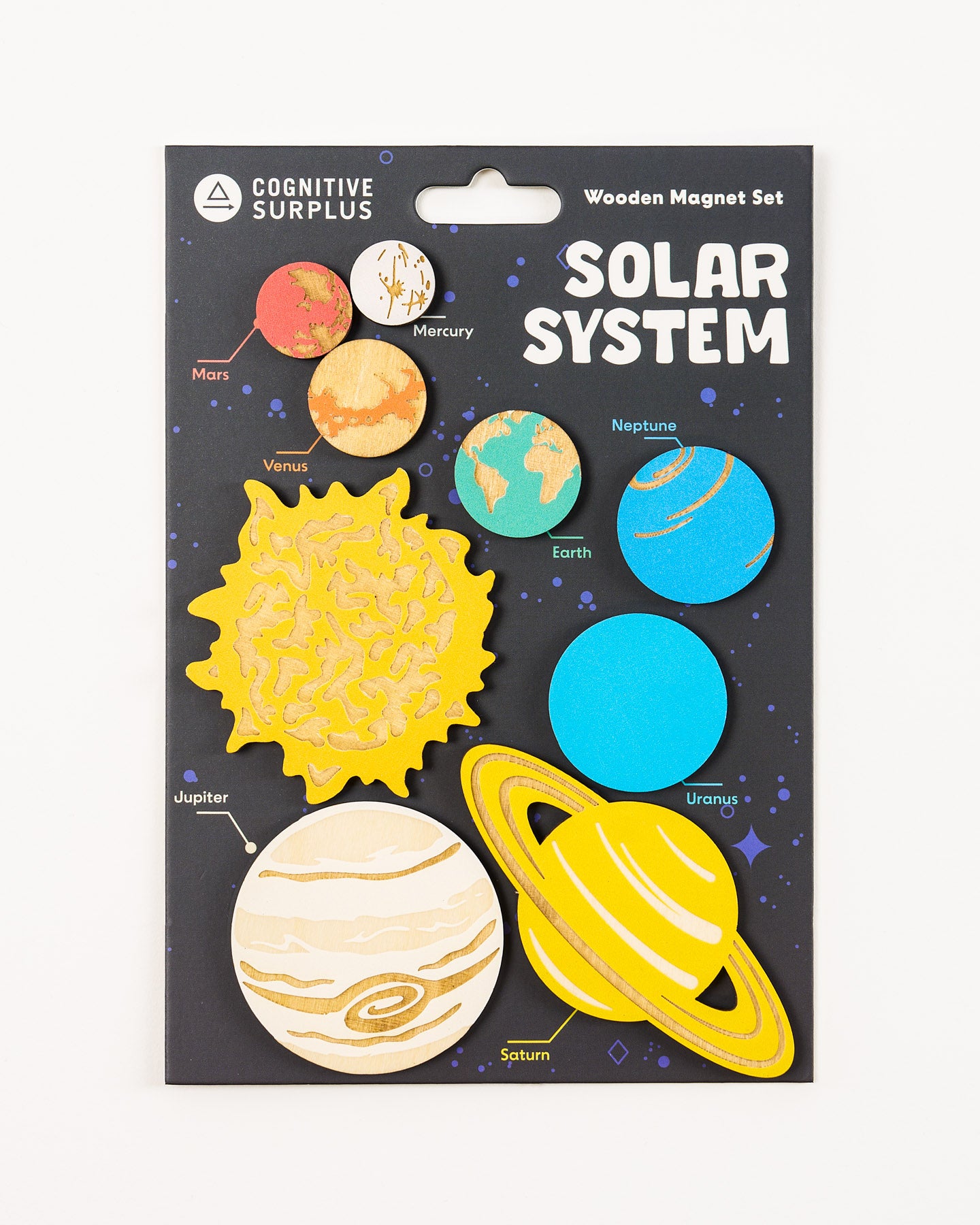 Solar System Wooden Magnet Set