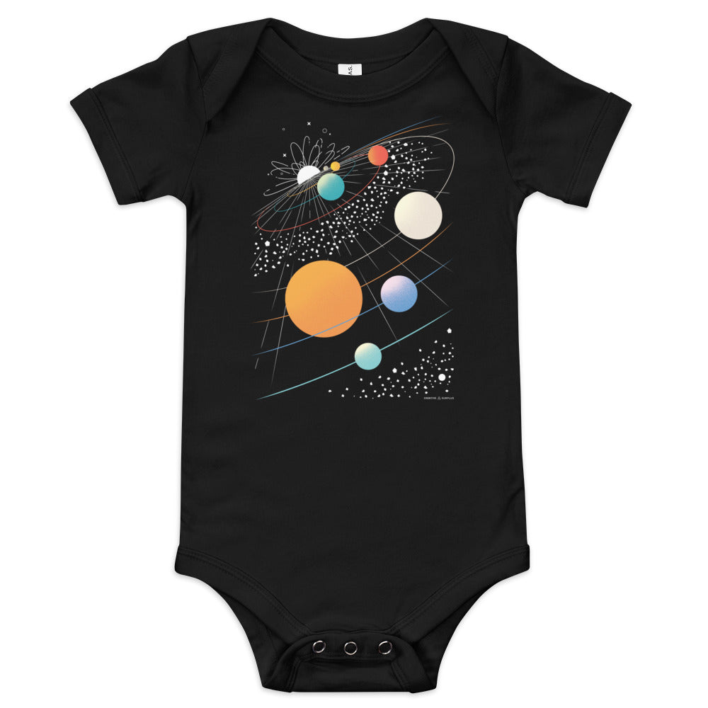 Across the Solar System Baby Bodysuit