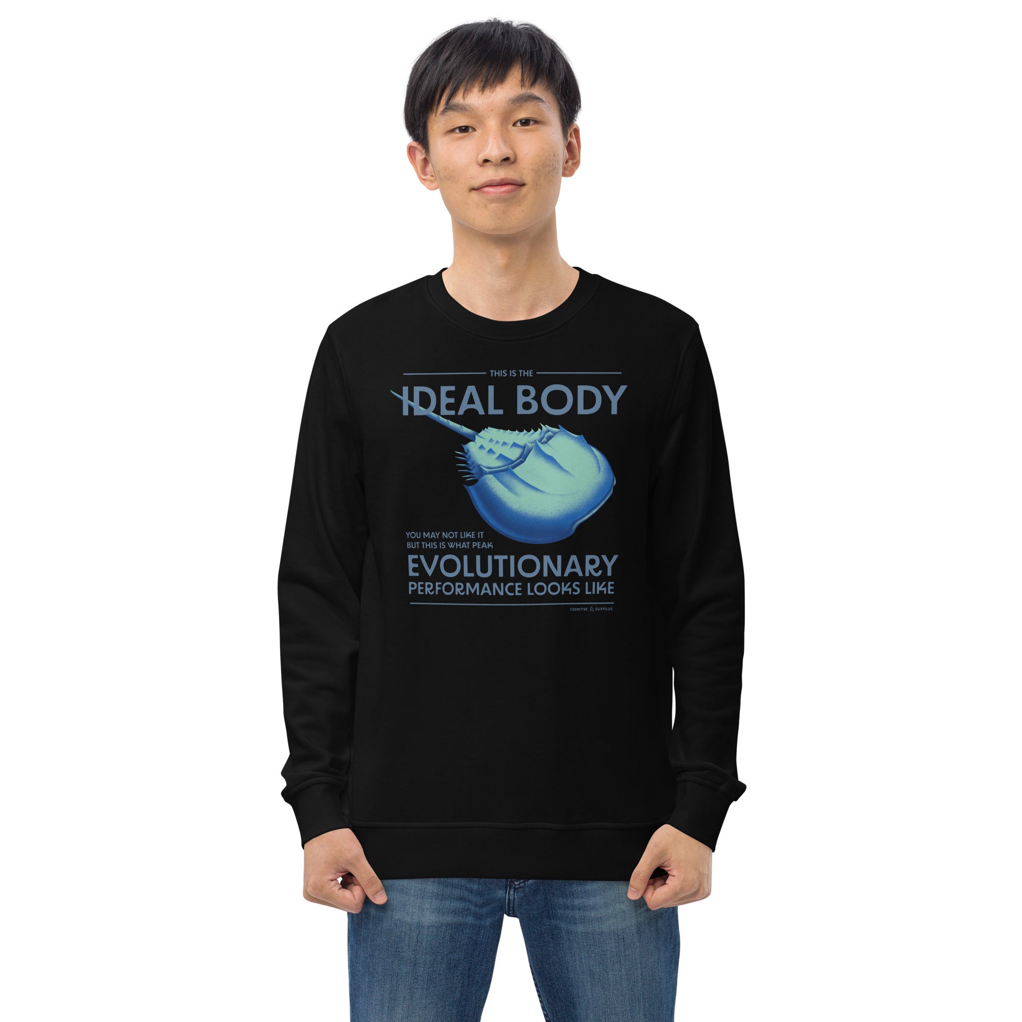 Horseshoe Crab: Peak Evolutionary Performance Sweatshirt - Organic