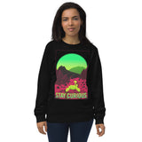 Stay Curious - Vaporwave Mars Rover Sweatshirt - Organic