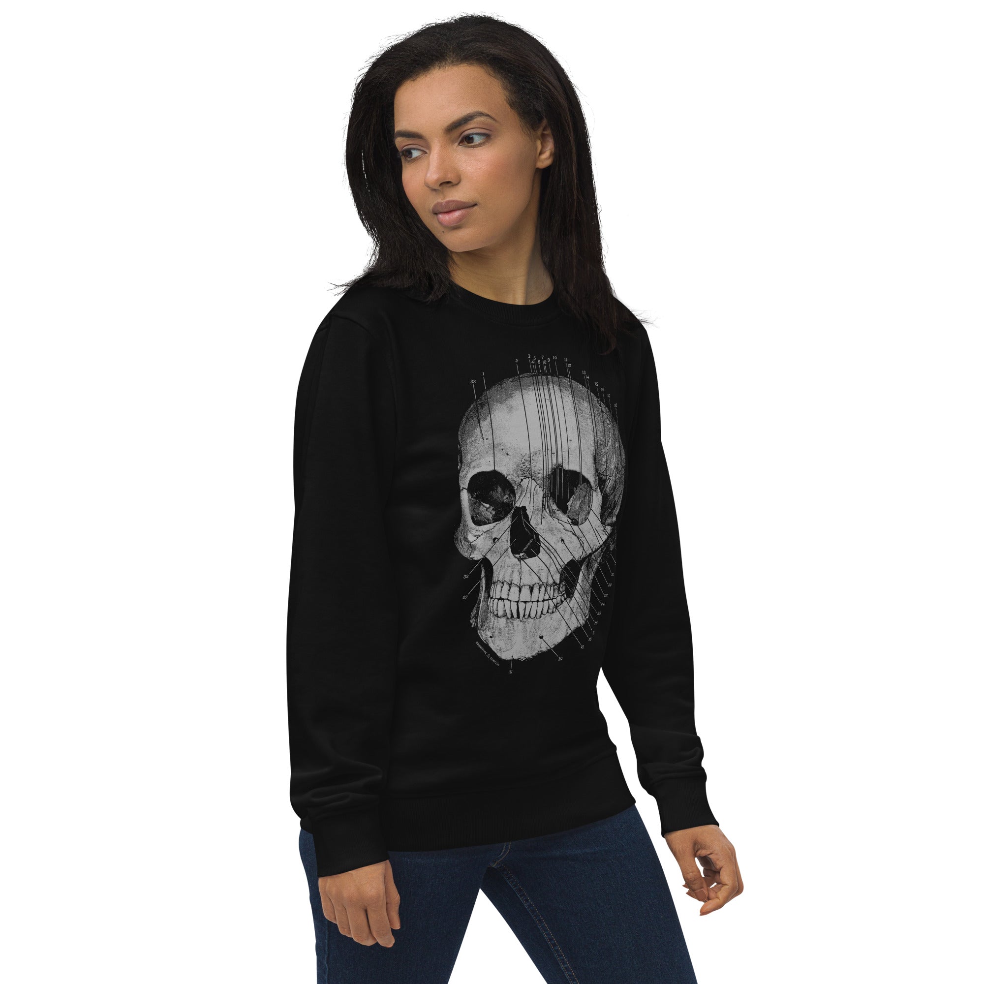 Skull Anatomy Sweatshirt - Organic