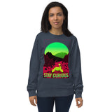 Stay Curious - Vaporwave Mars Rover Sweatshirt - Organic