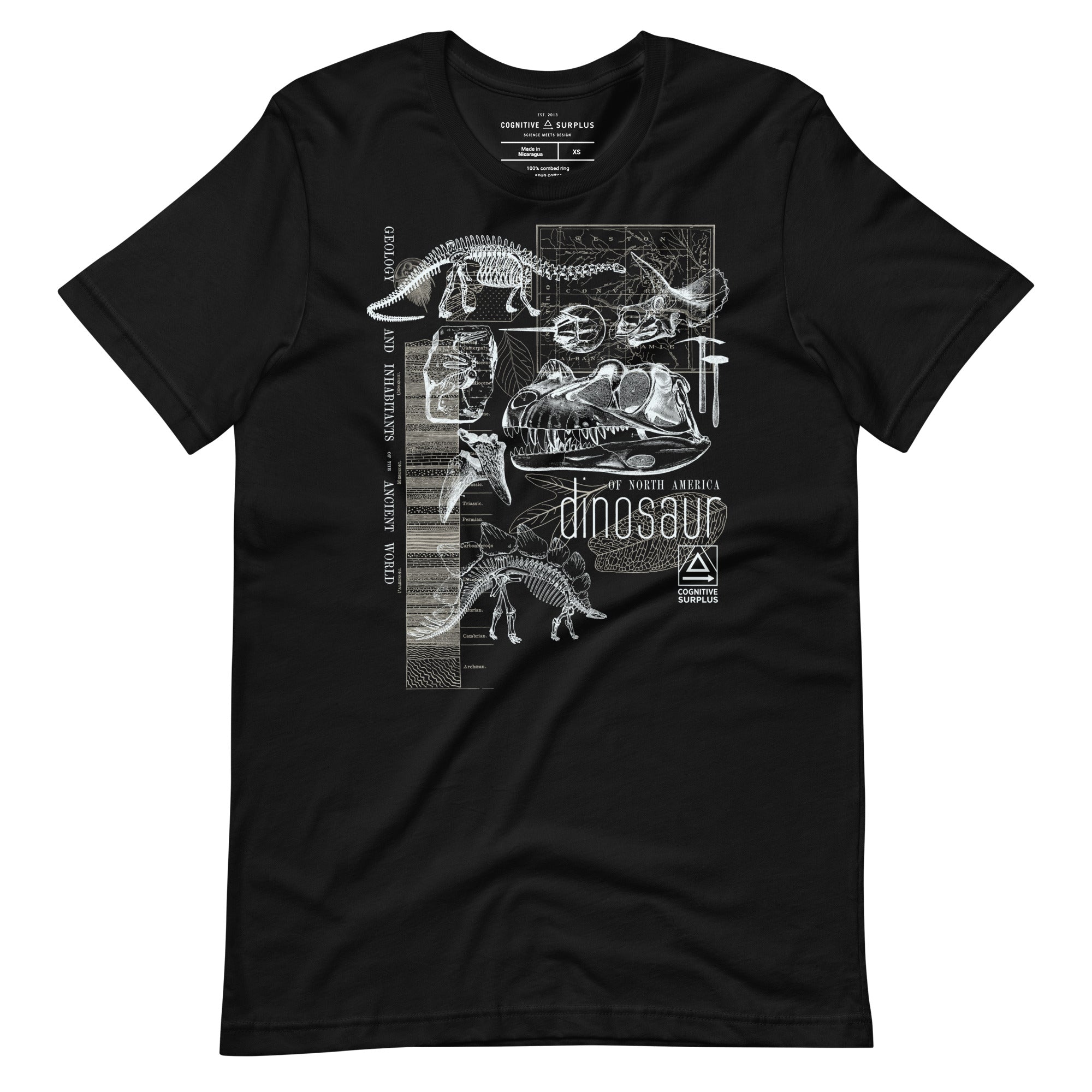 Vintage Dinosaurs Graphic Tee - Main Image