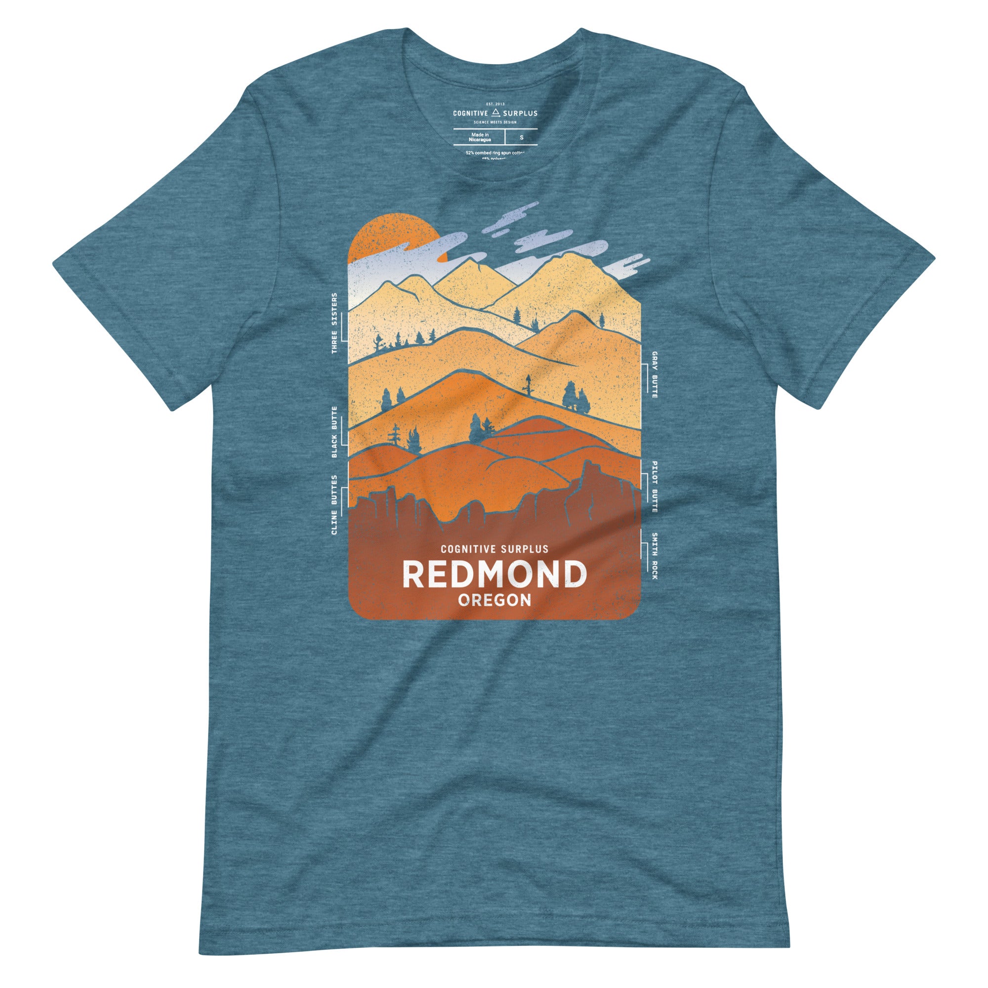 Cogntive Surplus Redmond Geology Graphic Tee