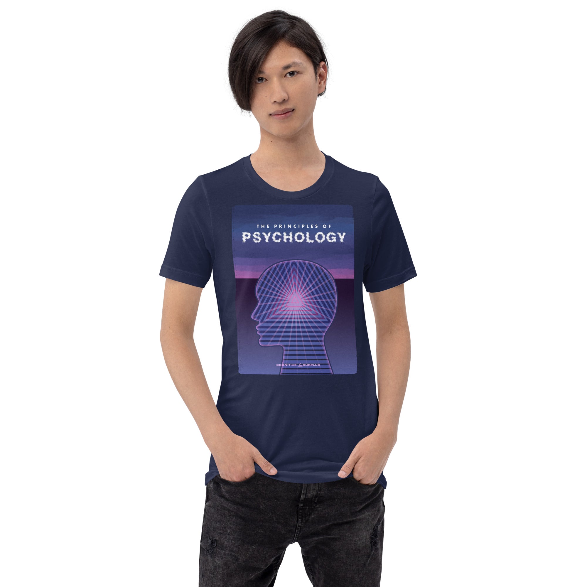 cigarette psychology shirt Principles of Psychology Graphic Tee Navy / M cigarette psychology shirt Principles of Psychology Graphic Tee Navy / M
