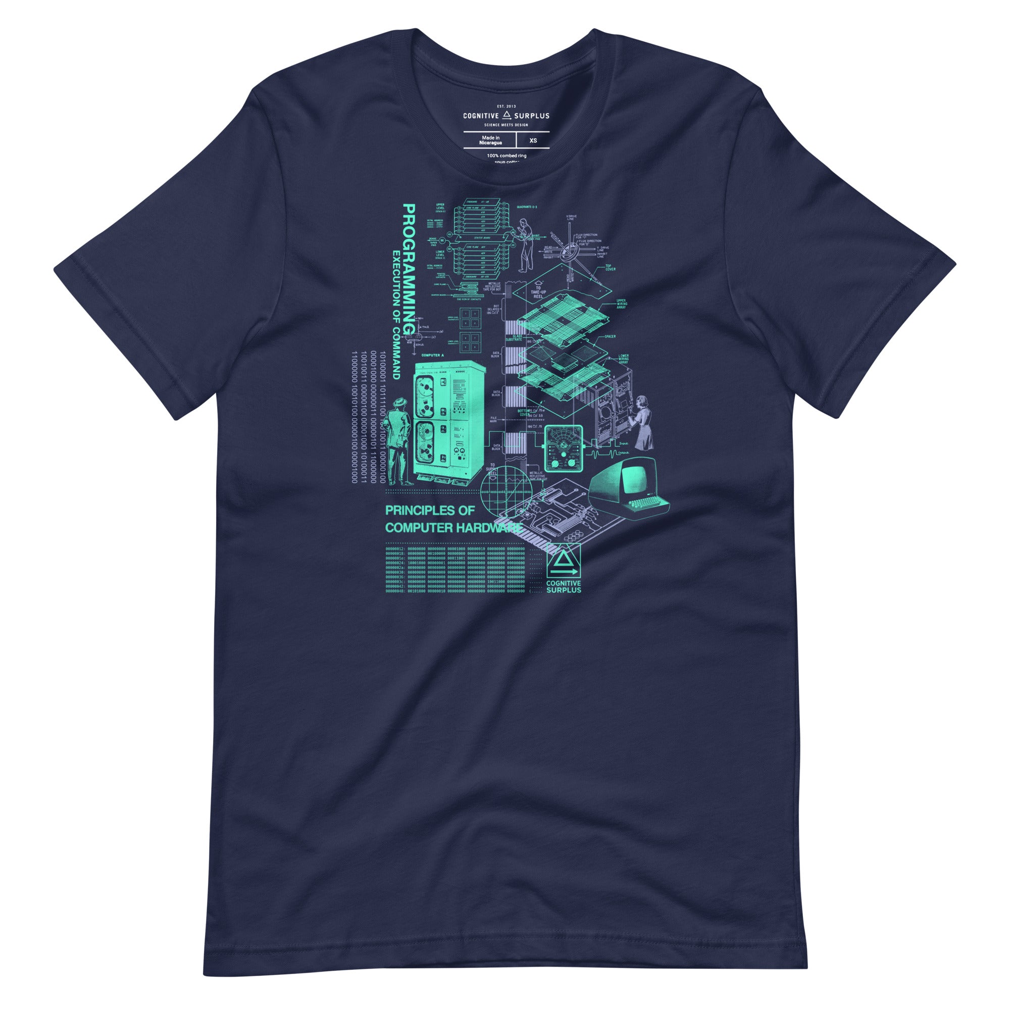 Computer Surplus Graphics Computer Science Graphic Tee – Cognitive Surplus