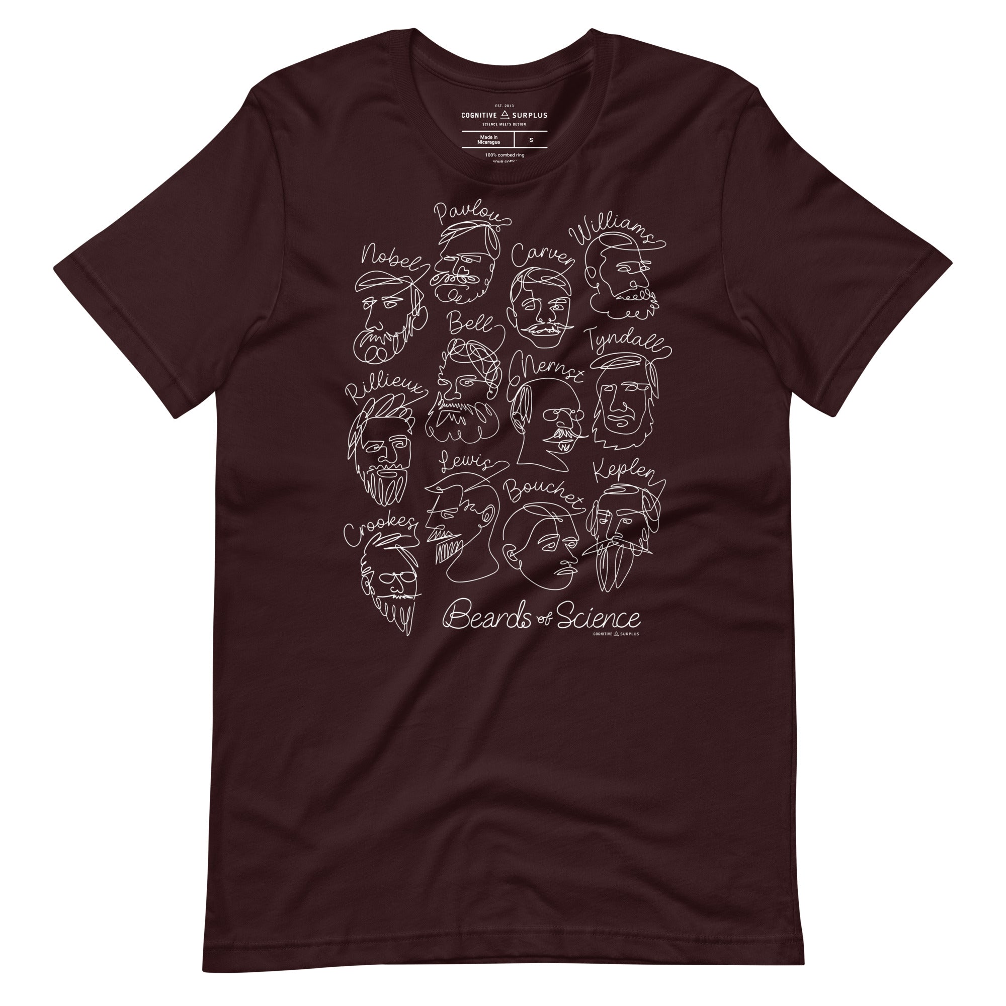 Great Beards of Science Graphic Tee