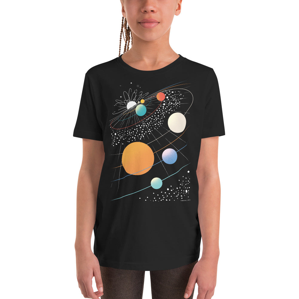 Across the Solar System Youth Graphic Tee - Main Image