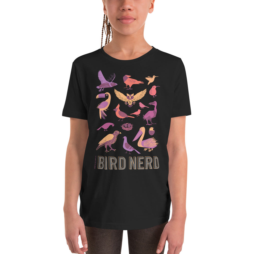 Bird Nerd Youth Graphic Tee