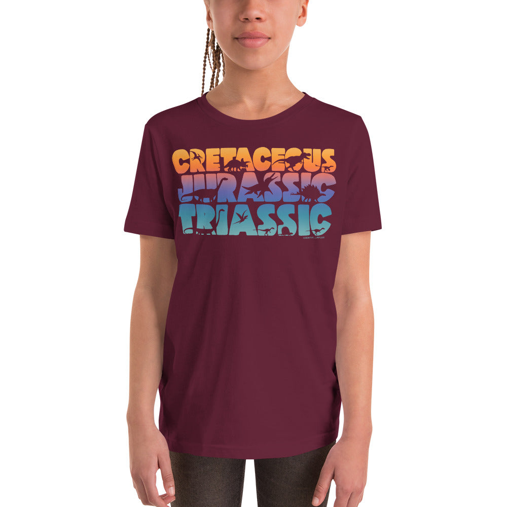 Eras of Dinosaurs Youth Graphic Tee