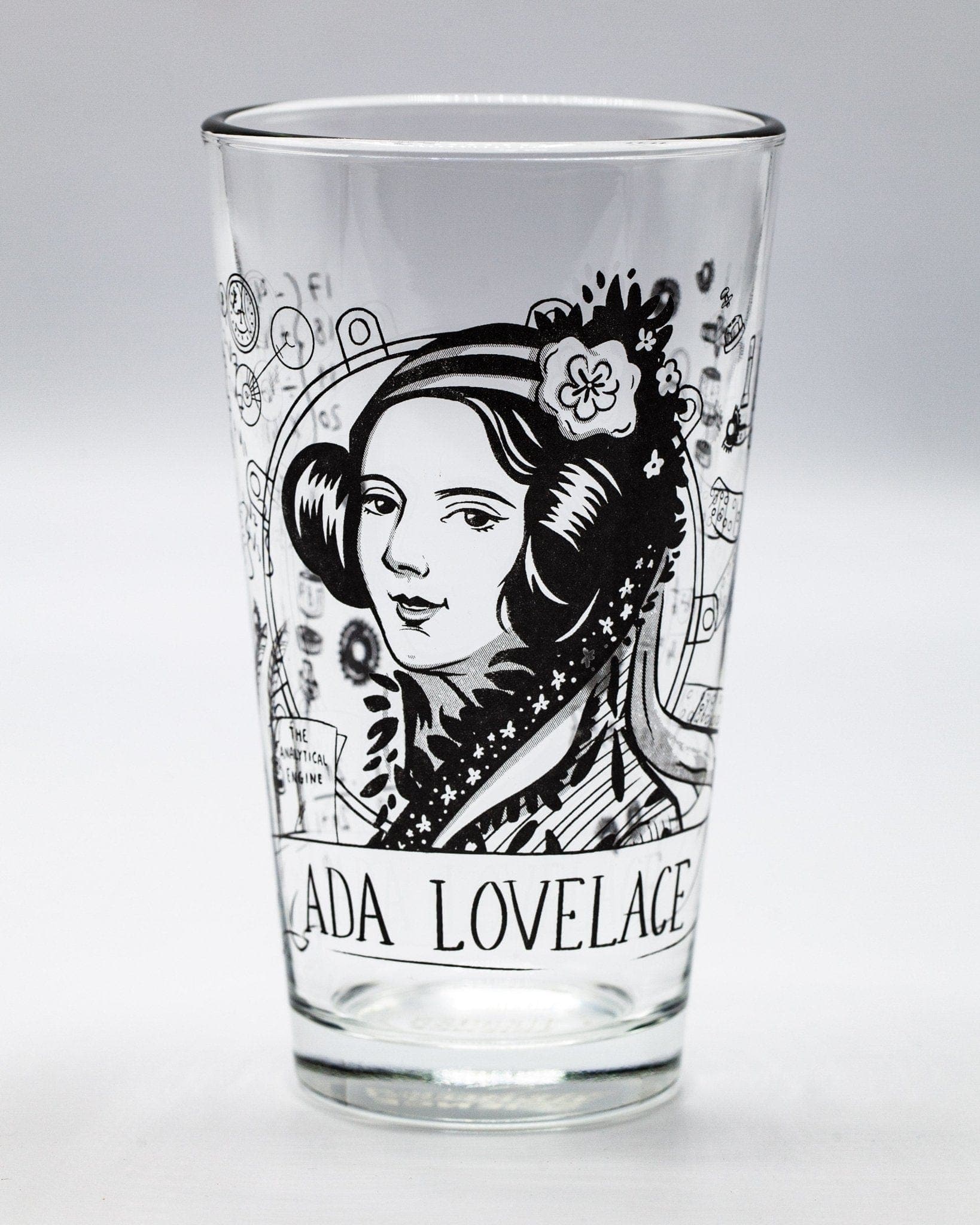 Ada Lovelace Pint Glass Cognitive Surplus