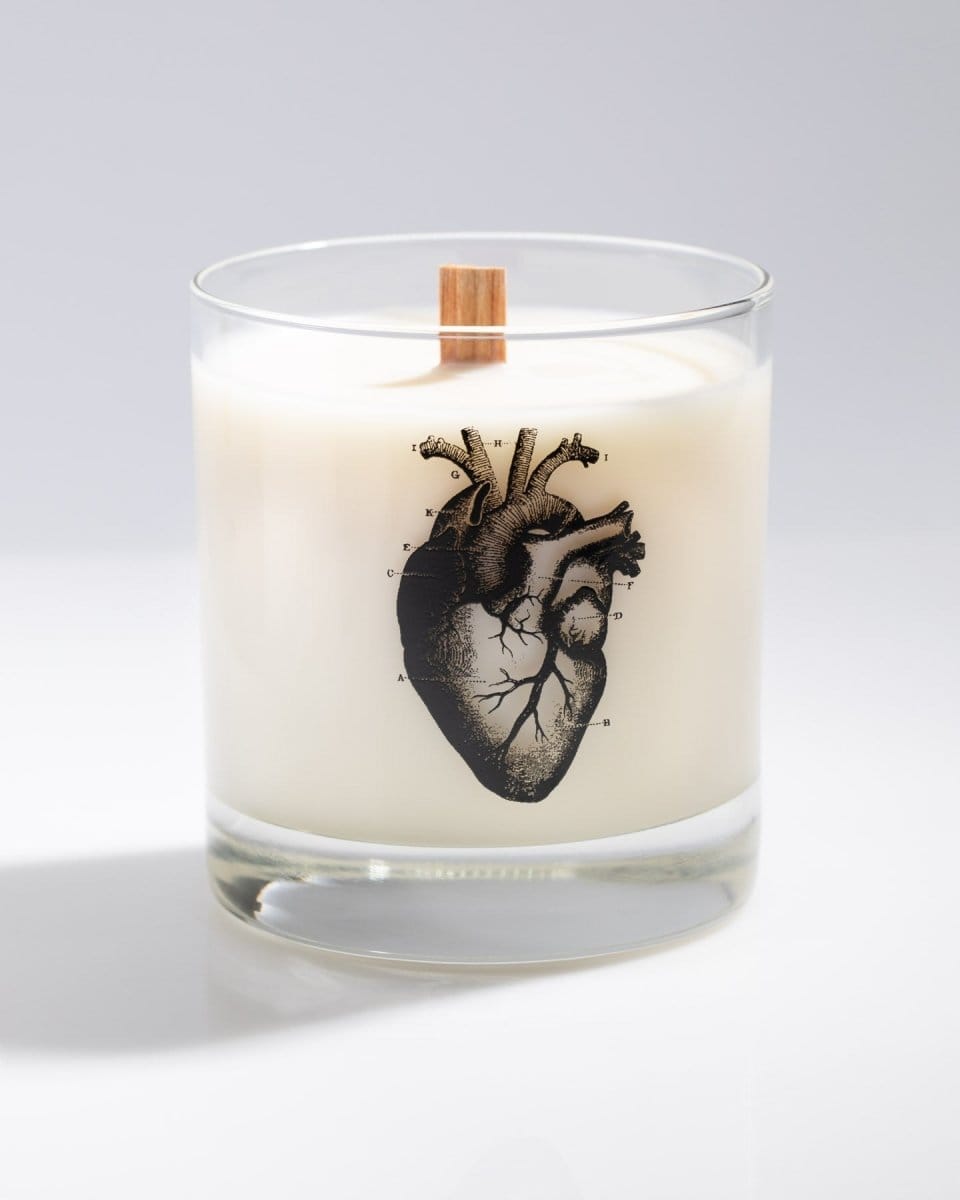 Anatomical Heart Cocktail Candle Cognitive Surplus