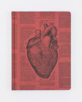 Anatomical Heart Hardcover Notebook - Dot Grid