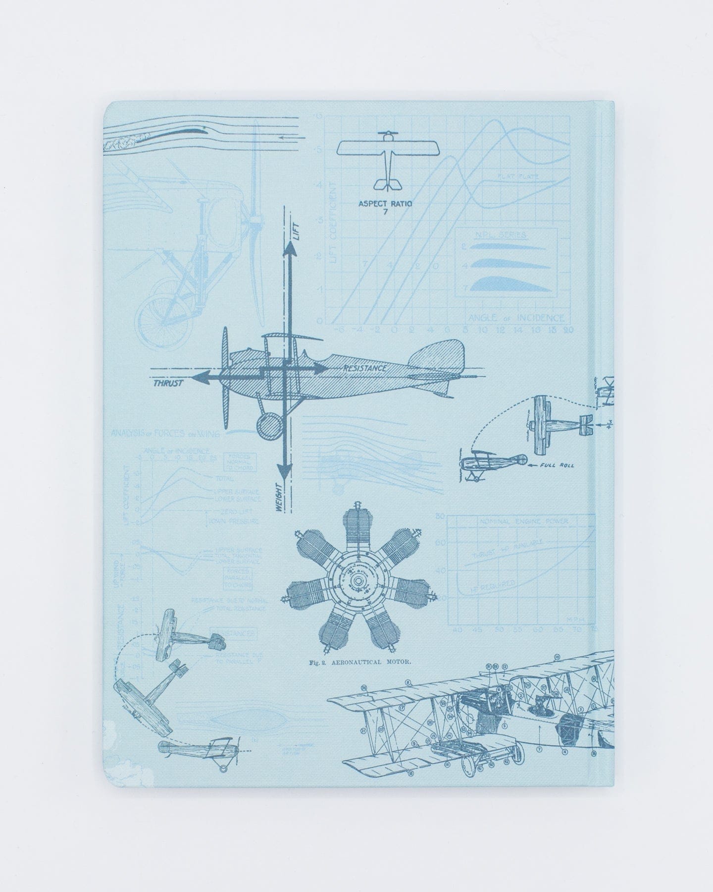 Aviation Early Flight Hardcover - Dot Grid Cognitive Surplus