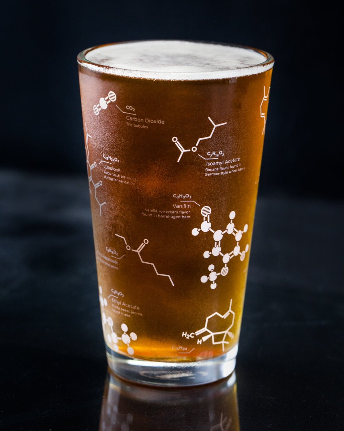 Cognitive Surplus Beer Chemistry Pint Glass - Thumbnail 2