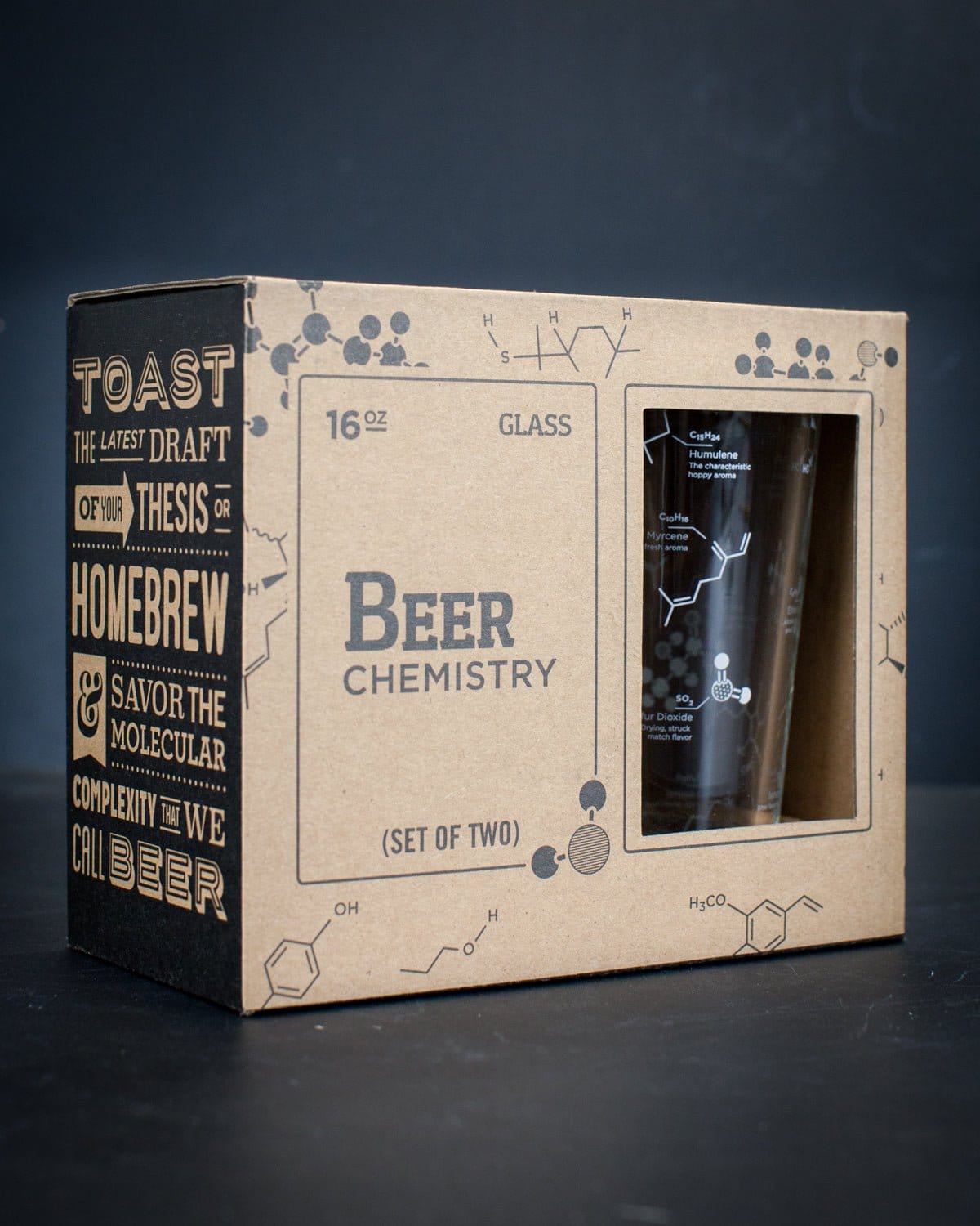 Cognitive Surplus Beer Chemistry Pint Glass - Thumbnail 4