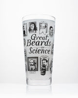 Great Beards of Science Beer Glass (12 oz)